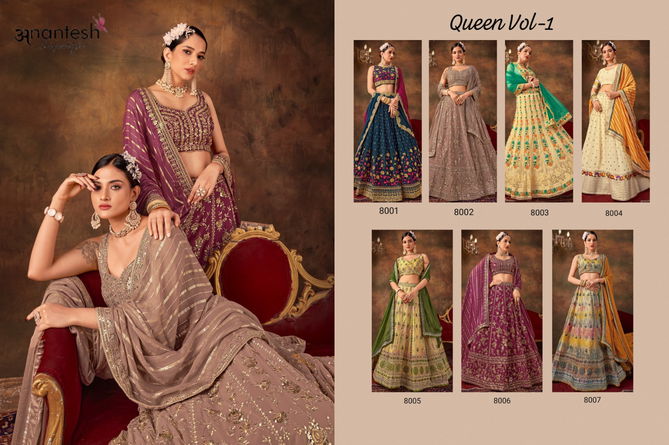 Queen Vol 1 By Anantesh Party Wear Designer Bulk Lehenga Choli Orders In India